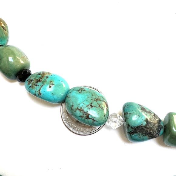 SILPADA Necklace Turquoise N1299 Sterling Silver 4 Strand VERY GOOD CONDITION - Picture 5 of 5